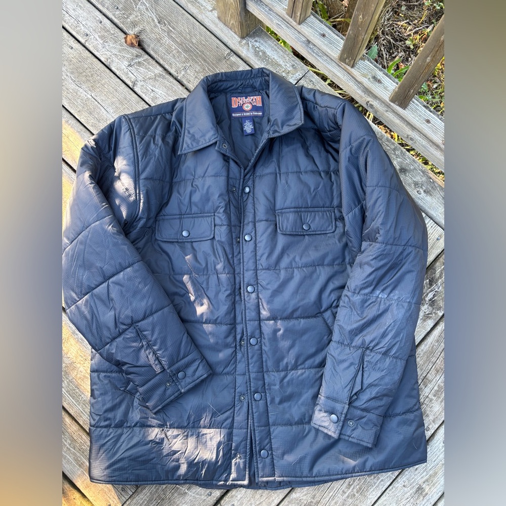 Duluth Trading Co Men's Blue Quilted Jacket